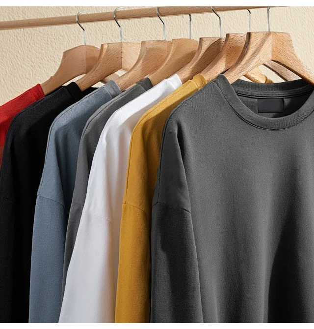 Unisex Oversized Heavyweight Cotton Sweatshirt Detail