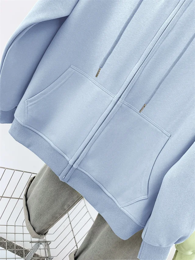 AW25 Multi-Color Vintage Ladies Hoodie Trendy Detail