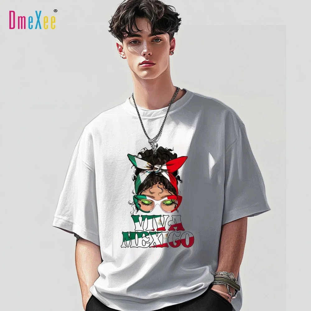 Mexican Independence Heavyweight Cotton Men's T-Shirt
