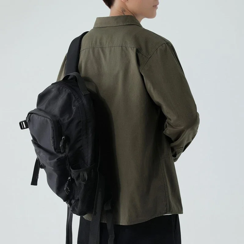 Men's Wrinkle-Free Work Shirt Loose Fit