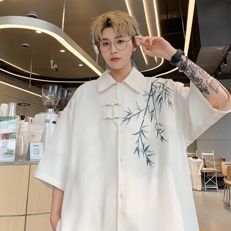 Men's Summer Oversize New Chinese Shirt