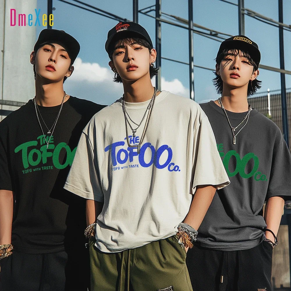 Men's Summer Heavy Cotton Print Tee
