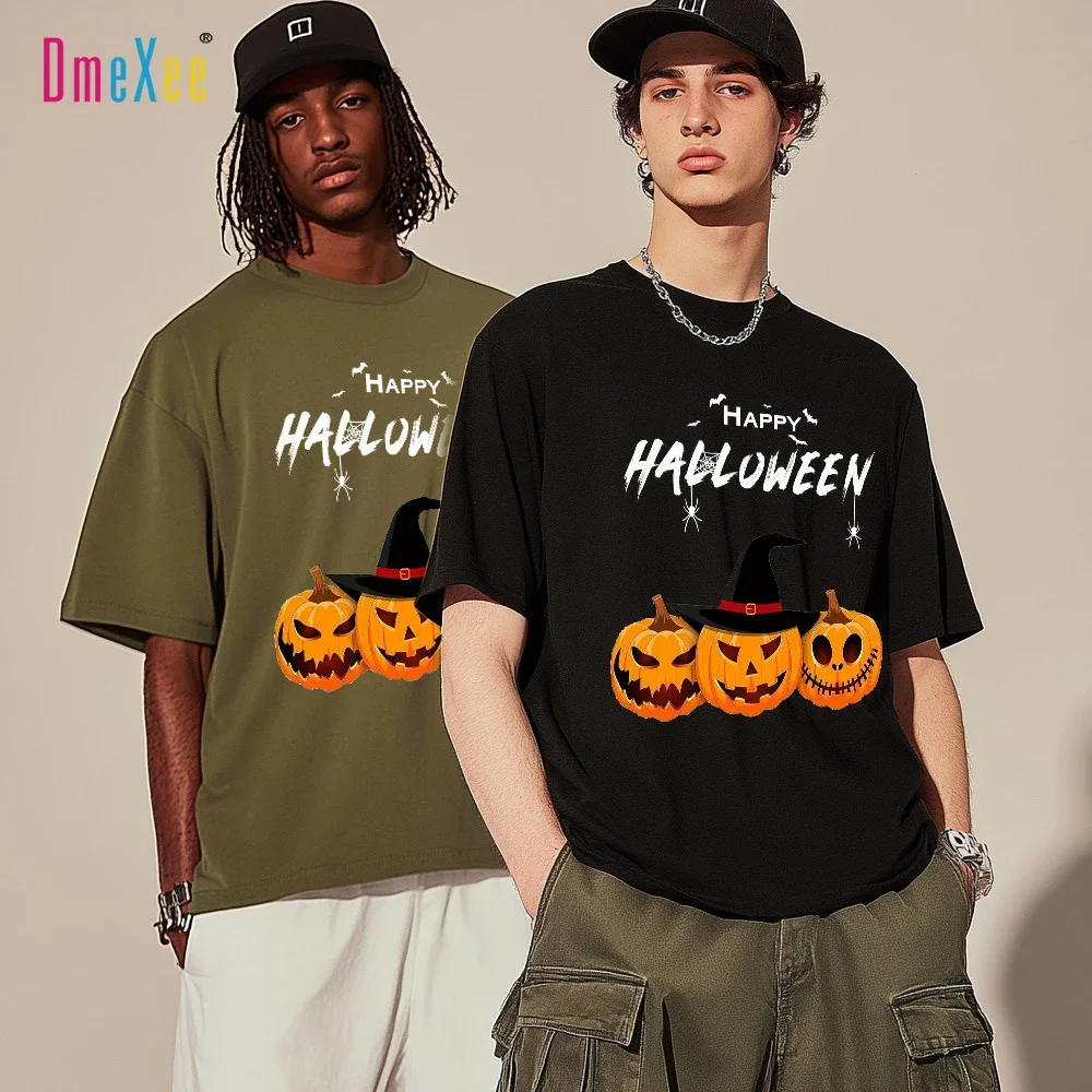 Men's Relaxed Vintage Halloween Print Tee
