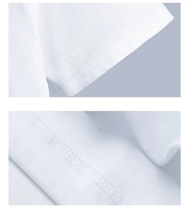 Men's Summer Western Street Cotton Tee Detail