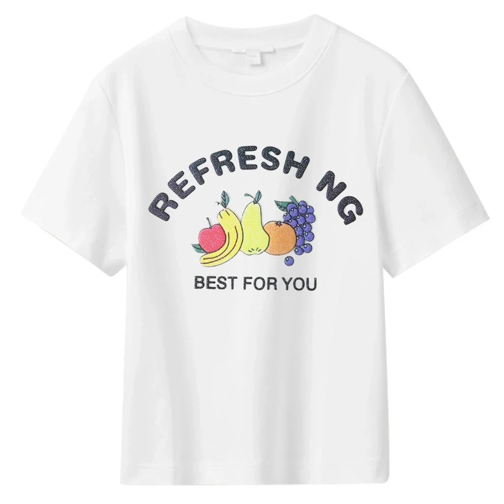 Men's Heavyweight Cotton Summer Round-Neck T-Shirt