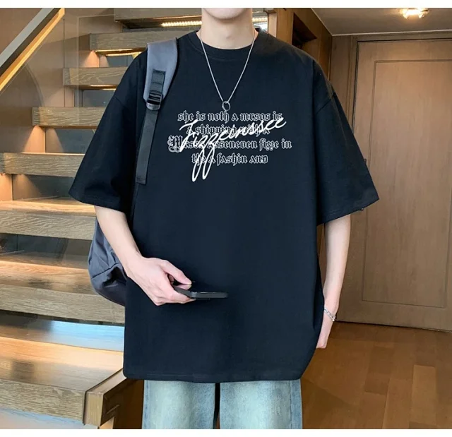 2025 Men's Summer Oversize Tee Detail