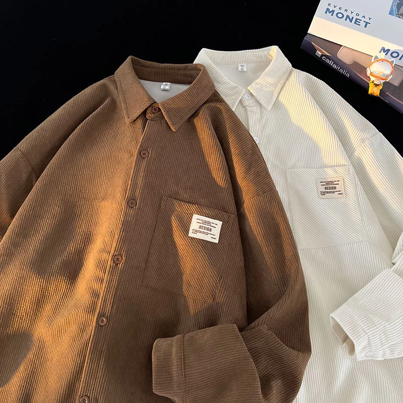 Japanese Vintage Men's Corduroy Shirt