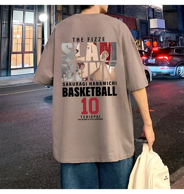 Slam Dunk Men's Cotton T-Shirt Detail