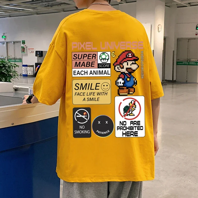 Men's Retro Hong Kong Mario T-Shirt