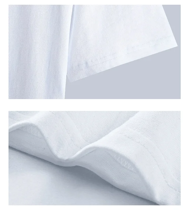 American Oversized Men's Heavyweight Cotton T-Shirt Detail