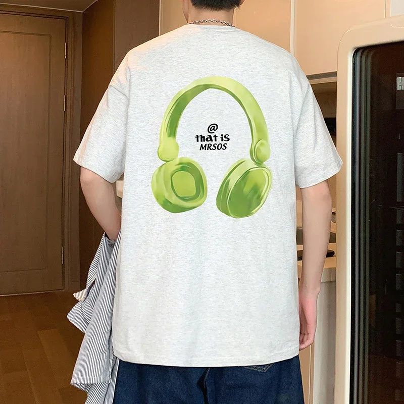 Oversized Men's Cotton Short Sleeve Tee