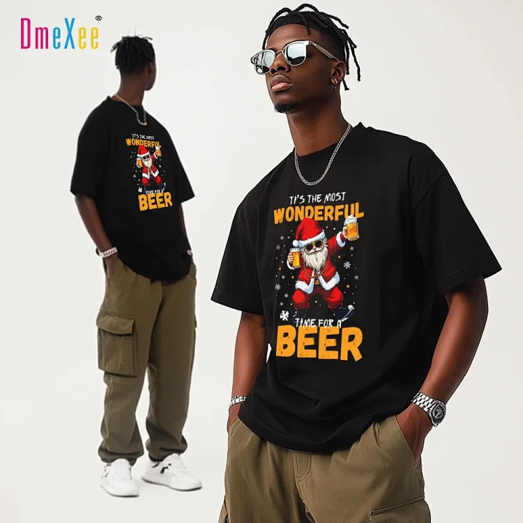 Men's Santa Short-sleeve Tee (Stock)