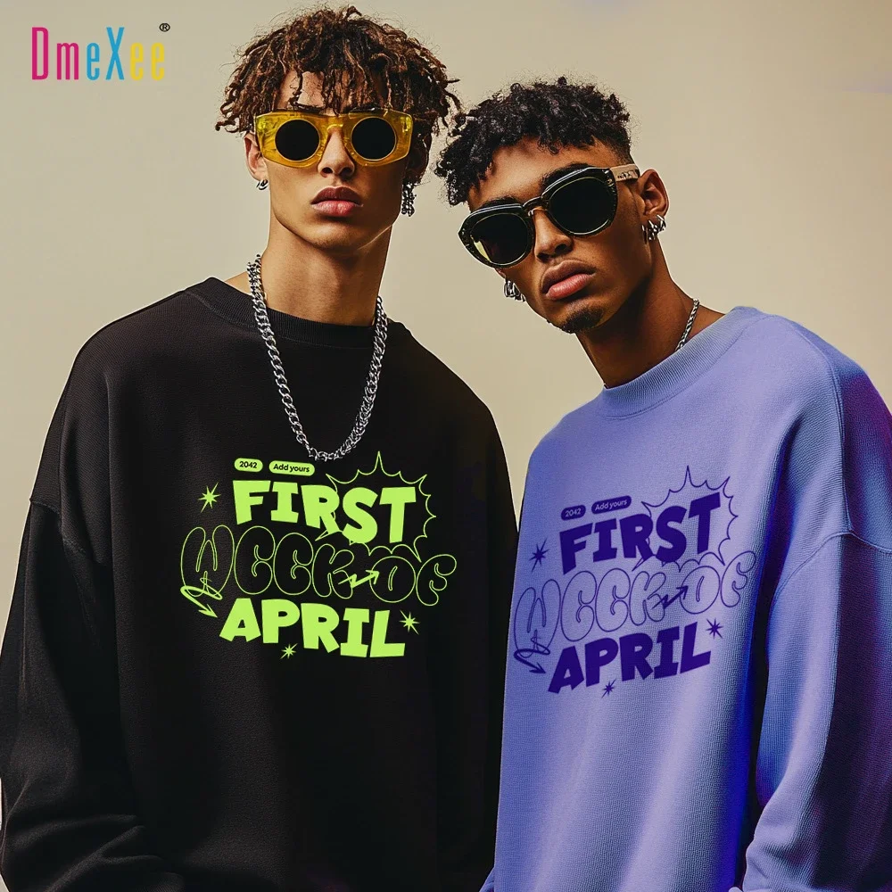 Men's Streetwear Alphabet Print Hoodie
