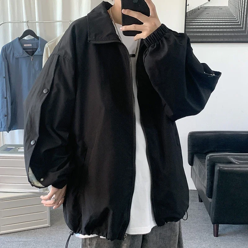 Men's Snap Button Hiphop Pilot Jacket