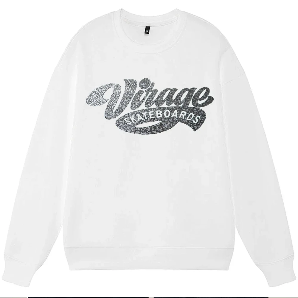 2025 Men's Korean Printed Crewneck Sweatshirt