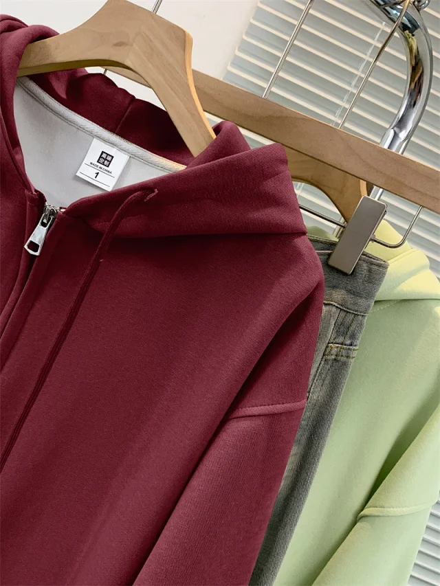 AW25 Multi-Color Vintage Ladies Hoodie Trendy Detail