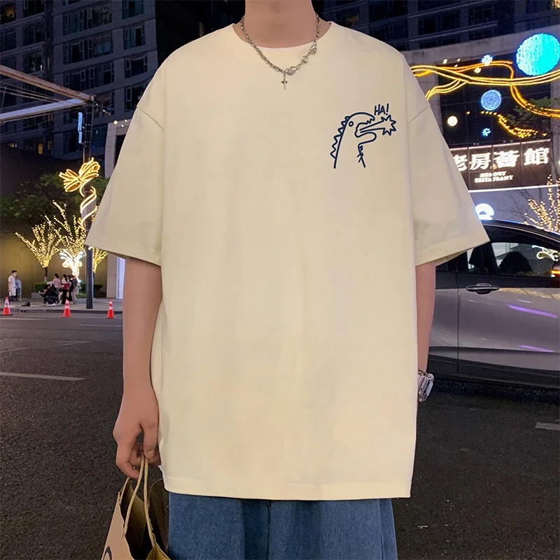 2025 Summer Men's Cotton Oversized T-Shirt