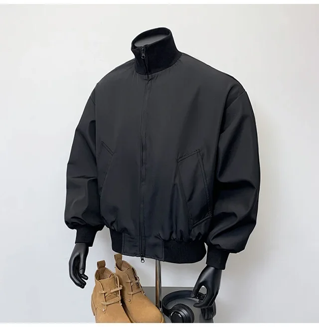 Men's Vintage American Oversized Bomber Jacket Detail