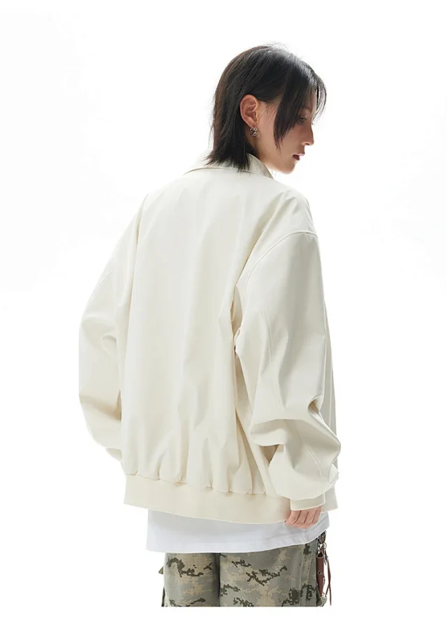 Unisex Cropped Bomber Jacket New Detail