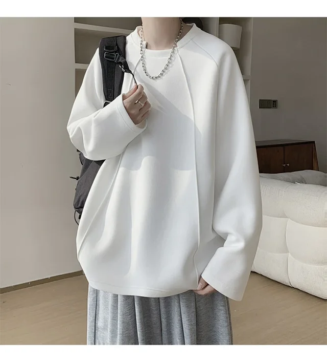 American Men's Long Sleeve Deconstructed Tee Detail