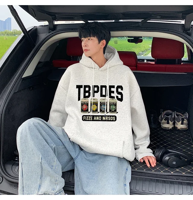 Men's Seasonal Graphic Hoodie Loose 2025 Detail