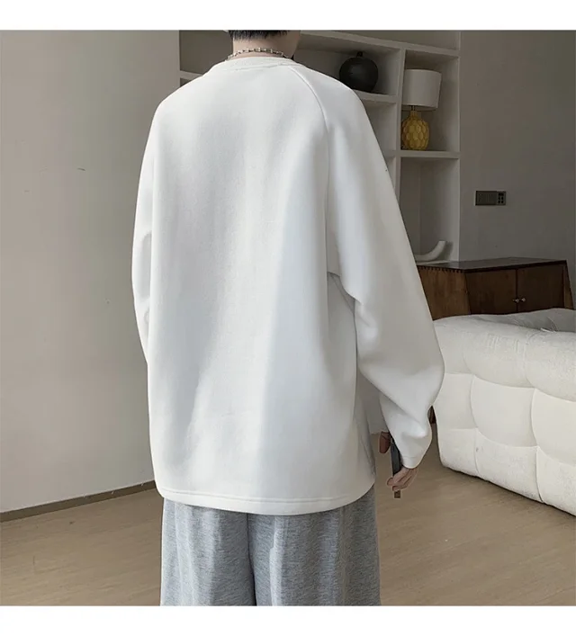 American Men's Long Sleeve Deconstructed Tee Detail