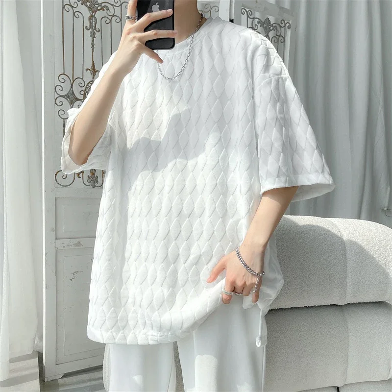 Men's Cooling Silk Jacquard Stretch Tee