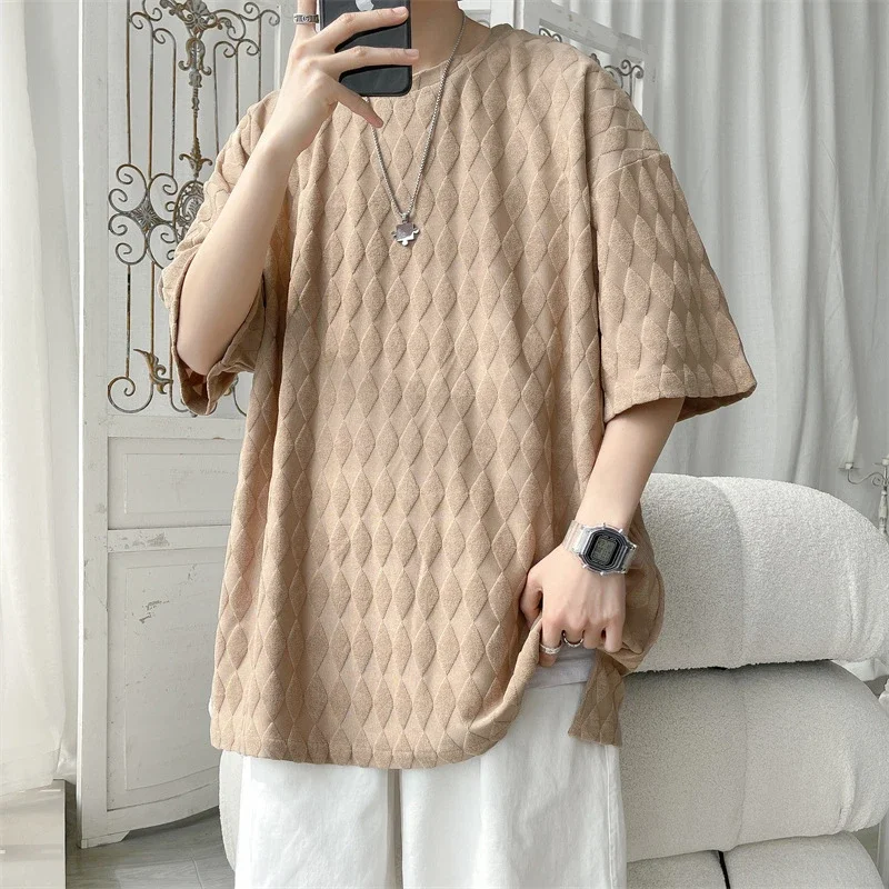 Men's Cooling Silk Jacquard Stretch Tee