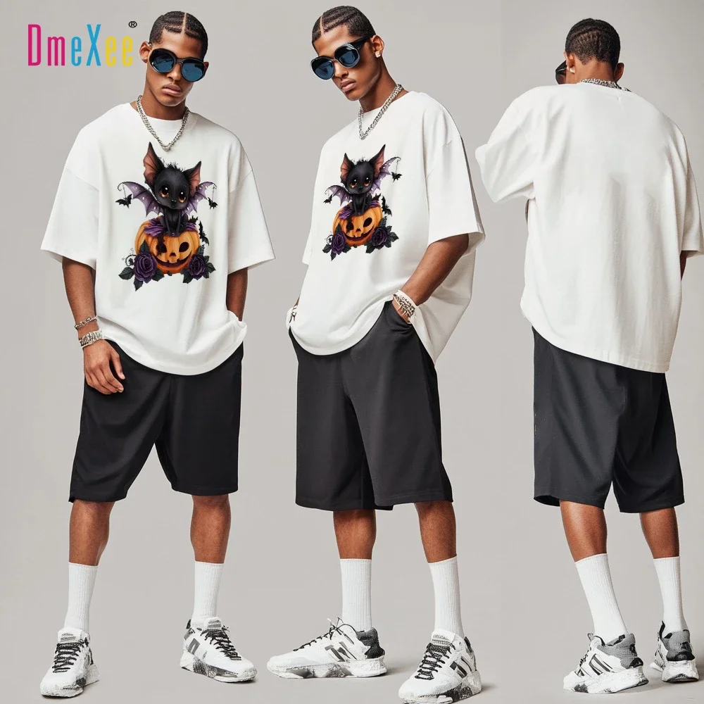 Men's Casual Breathable Halloween Cartoon T-Shirt