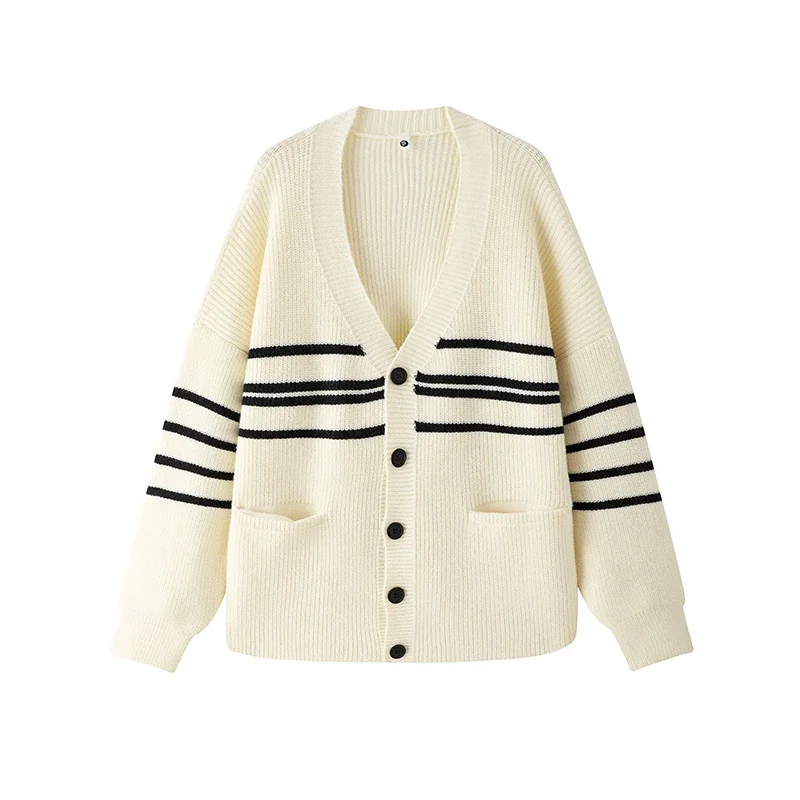 Autumn Men's V-Neck Knit Cardigan