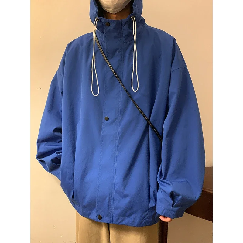 Autumn/Winter Men's HK Loose Casual Hooded Jacket