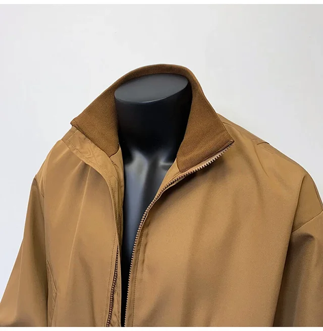 Men's Vintage American Oversized Bomber Jacket Detail