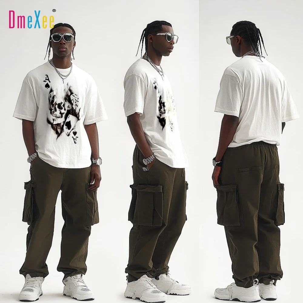 Men's Slim Fit Cotton Retro Tee