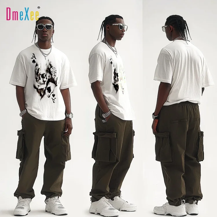 Men's Slim Fit Cotton Retro Tee
