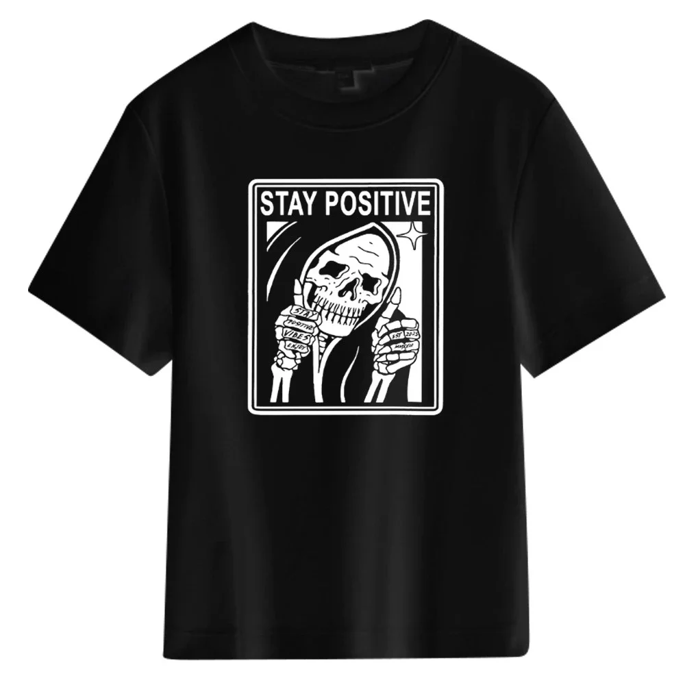 SS25 Men's Loose Retro Skull Tee