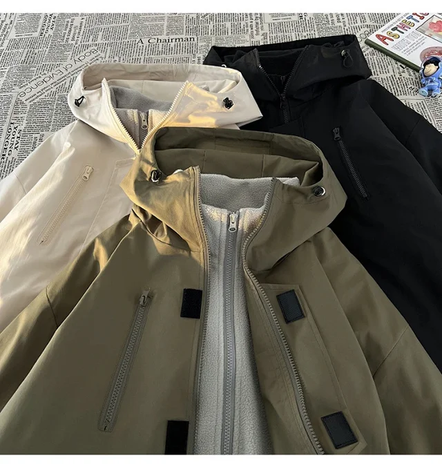 Men's Premium 3-in-1 Waterproof Windproof Jacket Detail