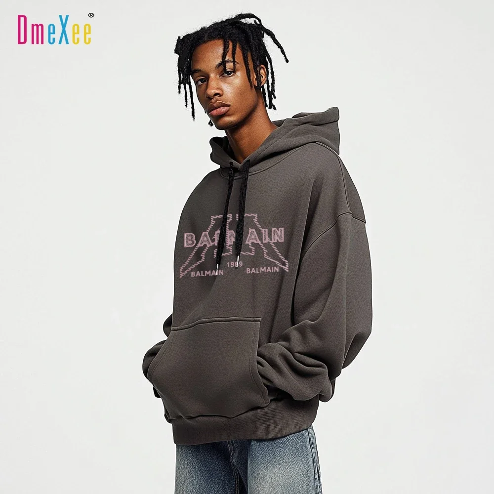 Men's Heavyweight Cotton Drop-Shoulder Hoodie AW25