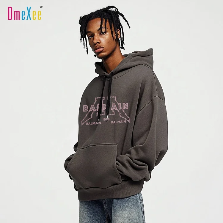 Men's Heavyweight Cotton Drop-Shoulder Hoodie AW25