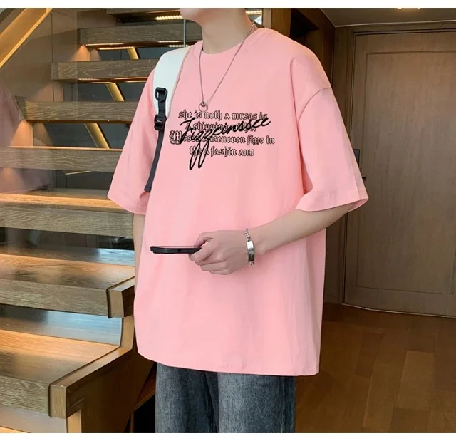 2025 Men's Summer Oversize Tee Detail