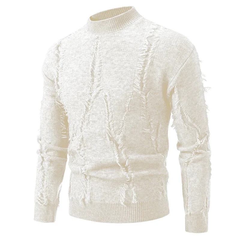 Men's Tassel Sweater Autumn Winter Casual