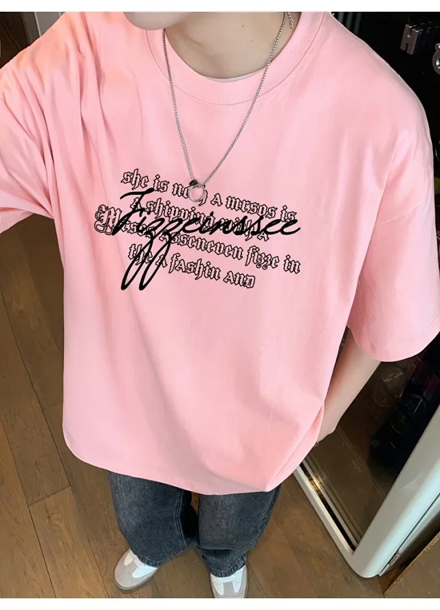 2025 Men's Summer Oversize Tee Detail