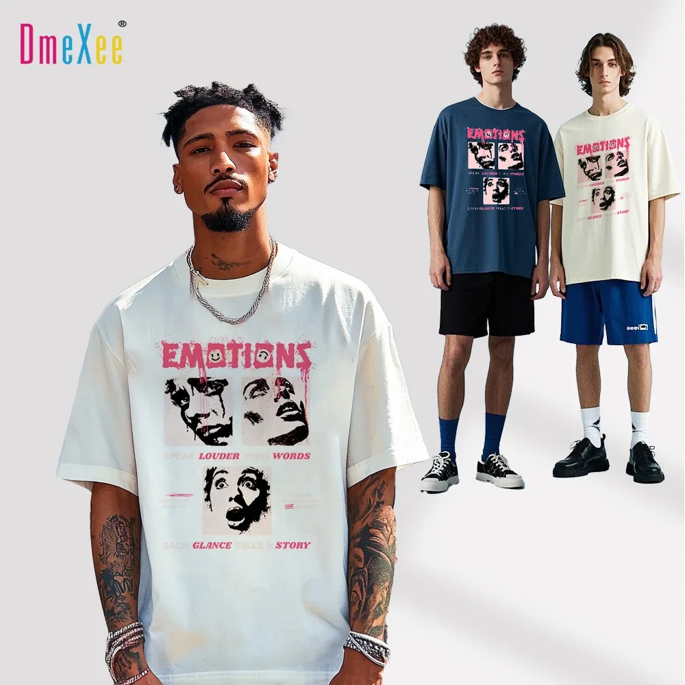 Men's Hip-Hop Slim Fit Heavyweight Tee