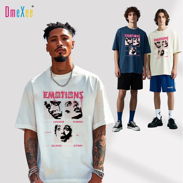 Men's Hip-Hop Slim Fit Heavyweight Tee