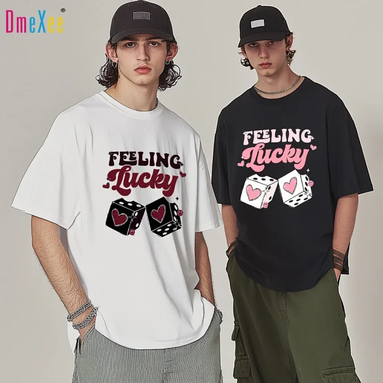 Men's Summer Black Sci-Fi Graphic Tee