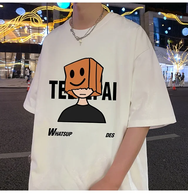 Men's Cotton Loose Street Tee 2025 Detail