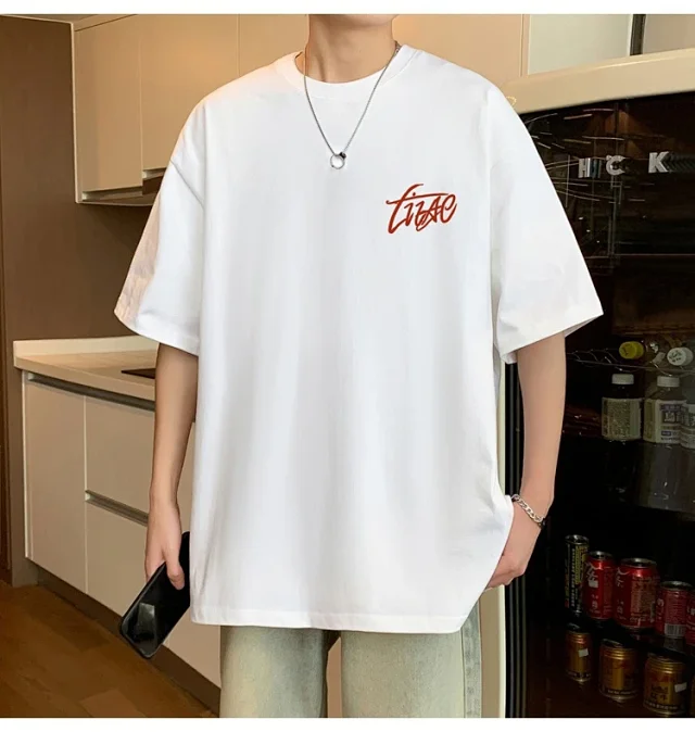 Men's Cotton Oversized Tee Summer 2025 Detail