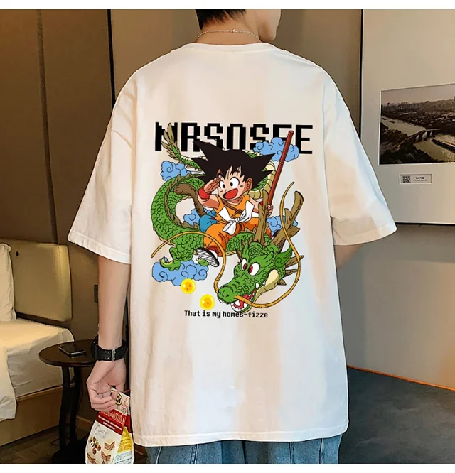 2025 Men's Cartoon Wukong Summer Tee Detail