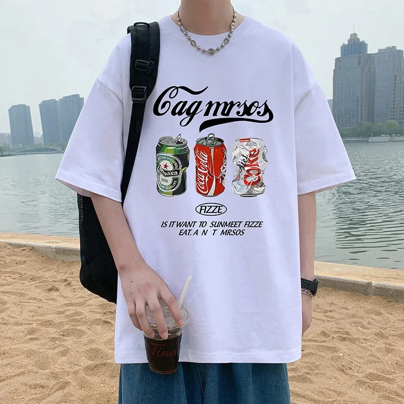 Men's Loose Cotton Tees