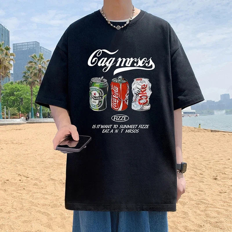 Men's Loose Cotton Tees