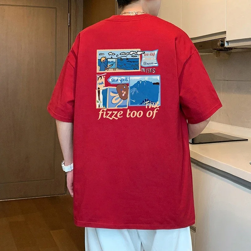 Men's Heavyweight Cotton T-Shirt Plus Size